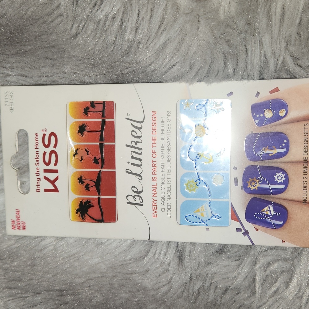 KISS Be Linked Sunset and Ocean Nail Art Set